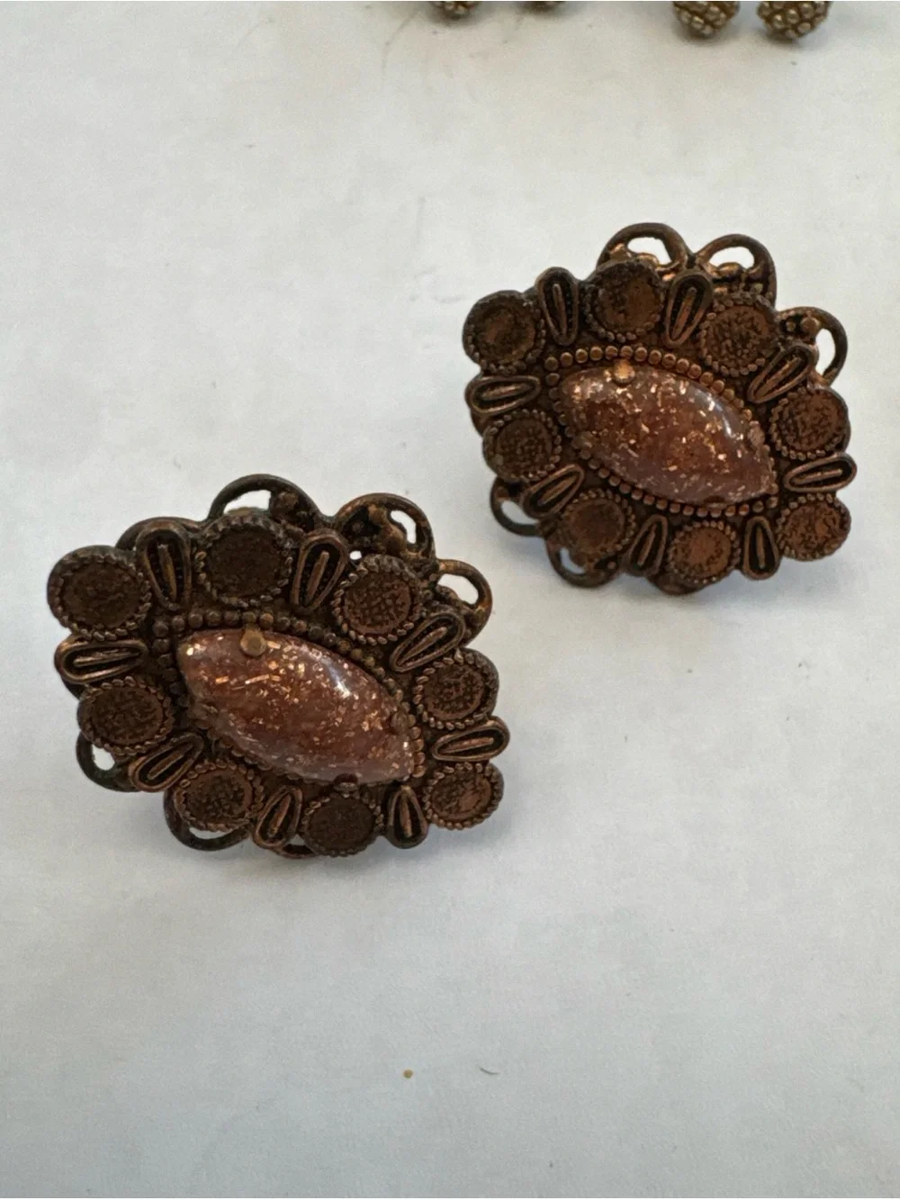 7 Pair of Vintage Screw-On Earrings